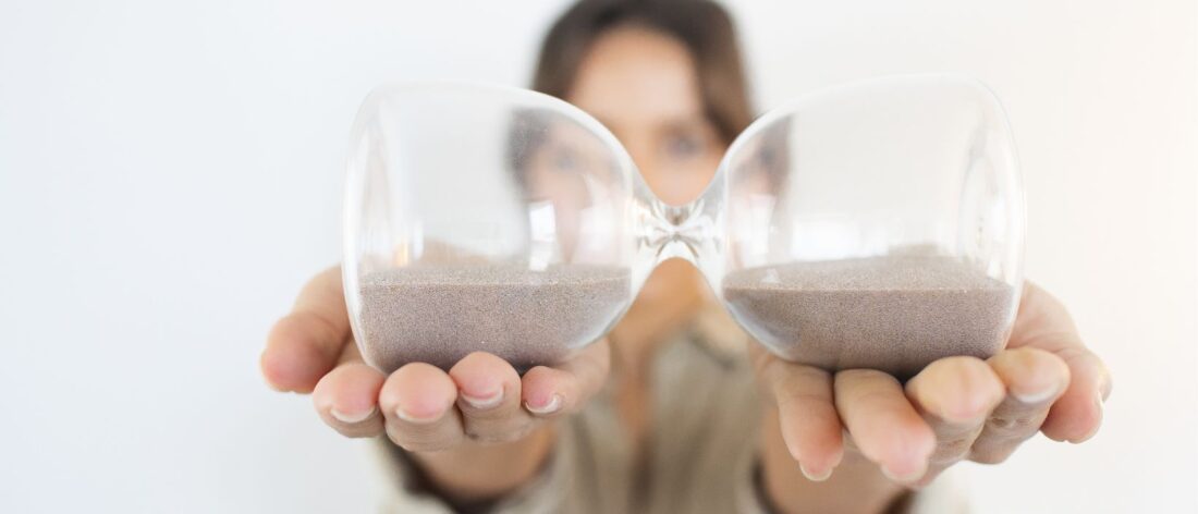 Zandloper in balans - lagom